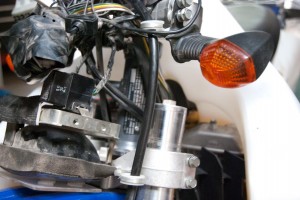Headlight removed drz