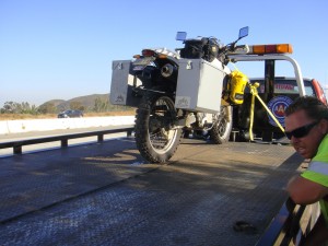 AAA saves a roadside tear-down