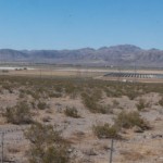 panorama of a solar power plant in California