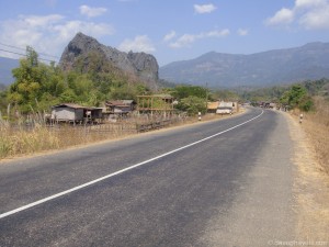 One of the few nice roads outside of the main highway 13.