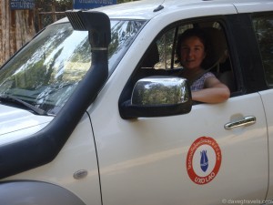 I met Katrin at the cave.  Her and her brother let me join their boat to explore the cave.  She's Swiss Army.. not just for knives.