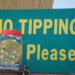 Singapore Signs – No Tipping