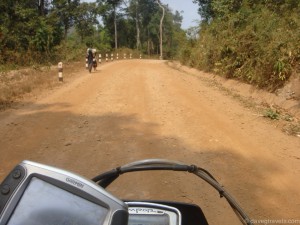 02 DRZ adventure touring - What the driver sees